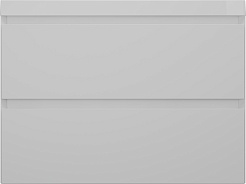 Style Line Тумба с раковиной Манхэттен 80 Plus подвесная эмаль белая матовая – фотография-1